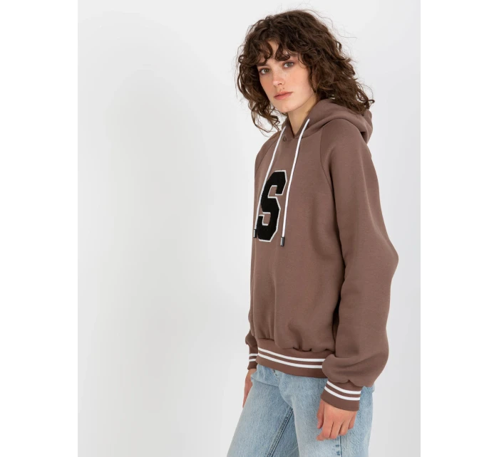 Mikina RV BL 8372.04P hnědá