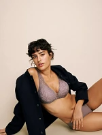 Dámská podprsenka Body Make-Up Illusion Lace WP - GRAY - šedá 3091 - TRIUMPH