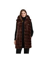 Geografické Norsko Dark Brown Lady Fleece Dark brown model 22135306 - Geographical Norway