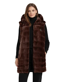 Geografické Norsko Dark Brown Lady Fleece Dark brown model 22135306 - Geographical Norway