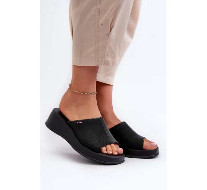 Vonné Dámské Sandály Na Výšlapu ZAXY LL285083 Černé