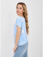 T shirt D12110M02646F jasny niebieski