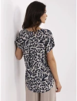 Bluzka model 21057931 granatowy - FPrice Bluzka model 21057931 granatowy - FPrice