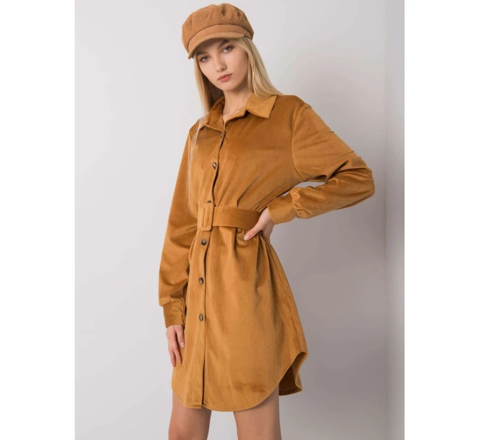 Šaty DHJ SK 10333.12P velbloud