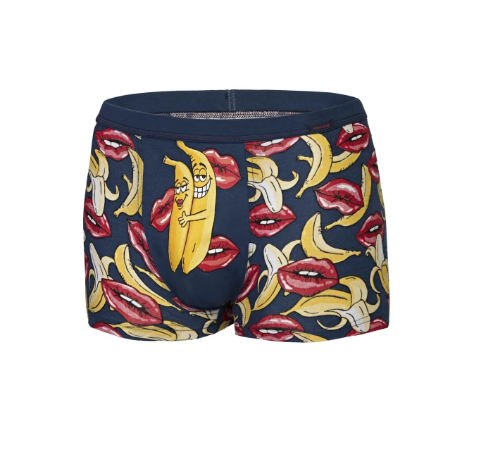Boxerky Bananas 010/70 Jeans-Red-Yellow - Cornette