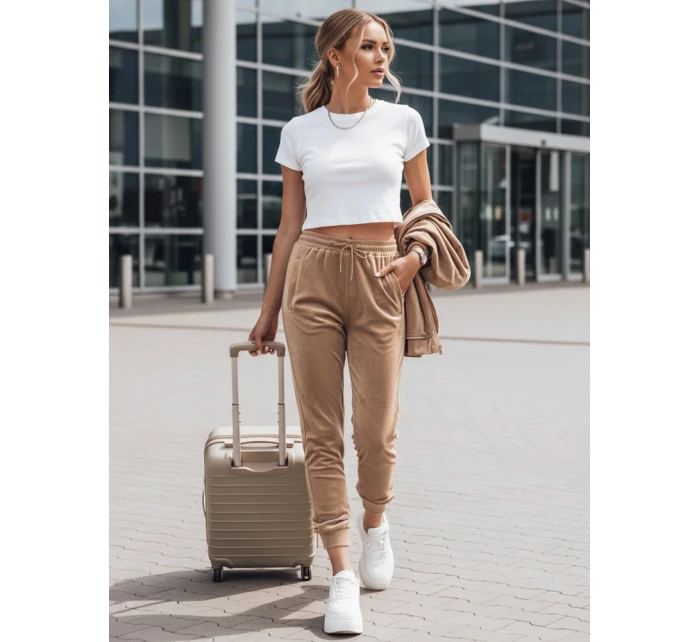 FashionStreet dámské khaki kalhoty UY2834