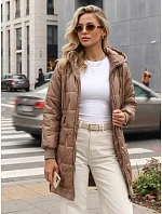 kurtka damska pikowana z kapturem  model 22347484 - FashionStreet