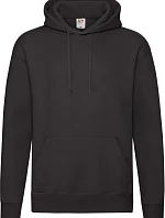 Fruit of the Loom Premium Hooded Sweat Pánská mikina s kapucí 16.2152 black