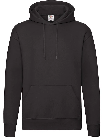 Fruit of the Loom Premium Hooded Sweat Pánská mikina s kapucí 16.2152 black Fruit of the Loom Premium Hooded Sweat Pánská mikina s kapucí 16.2152 black
