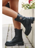 Zateplené workery dámské s ozdobou Černé model 21708949 - Boto Zateplené workery dámské s ozdobou Černé model 21708949 - Boto