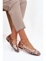 Baleríny Ozdobené Růžové model 21757698 - Boto Baleríny Ozdobené Růžové model 21757698 - Boto