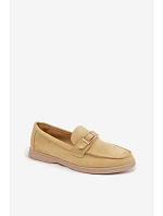 Dámské mokasíny Žluté s přezkou Belinae Dámské mokasíny Žluté s přezkou Belinae