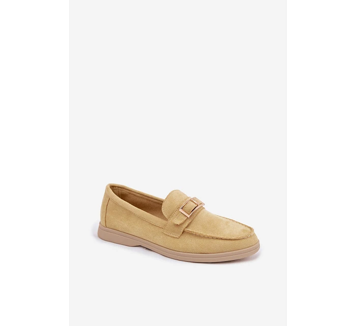 Dámské mokasíny Žluté s přezkou Belinae Dámské mokasíny Žluté s přezkou Belinae