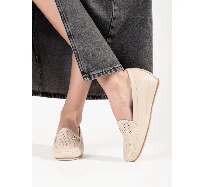 Exkluzívní  polobotky dámské hnědé ukryta koturna