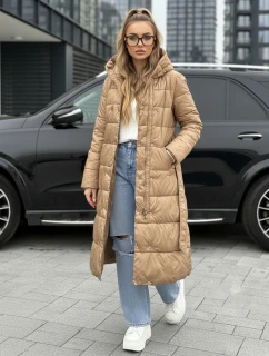 Dámský zimní kabát oboustranný velbloudí FashionStreet TY5480