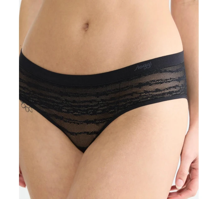 sloggi FREE Evolve Hipster Lace - BLACK - SLOGGI BLACK - SLOGGI