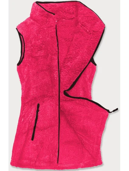 Plyšová dámská vesta v barvě červeného melounu (HH005-28) Plyšová dámská vesta v barvě červeného melounu (HH005-28)