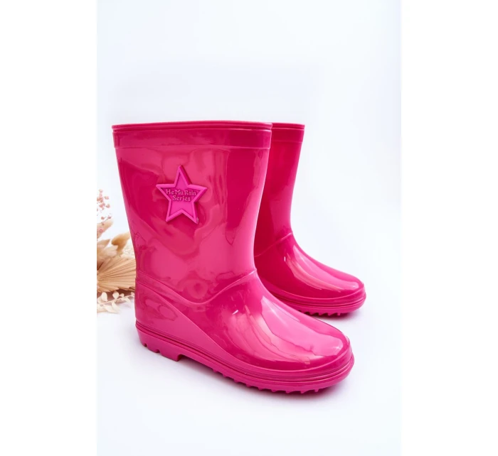 Dětské gumové holínky Fuchsie Malvi