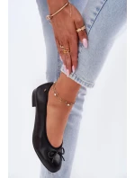 Kožené Baletky Dámské Maciejka P6800-01 Černé