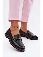 Dámské kožené mokasiny Vinceza 18132 Černé Dámské kožené mokasiny Vinceza 18132 Černé