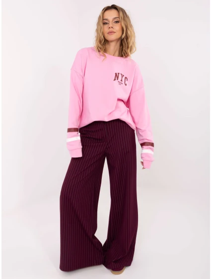 Mikina MJ BL H2496.27 světle růžová