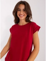 T shirt RV TS model 21863378 bordowy - FPrice