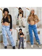 Sexy džíny model 21178085 světle modré - Koucla