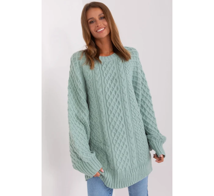 Dlouhý svetr model 185745 AT Dlouhý svetr model 185745 AT