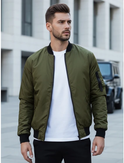 Pánská bunda bomber zelená FashionStreet TX4425