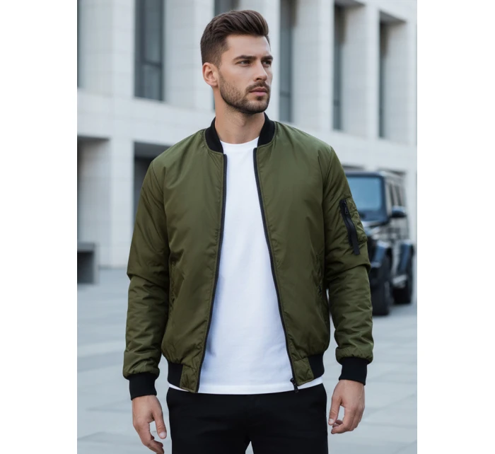 Pánská bunda bomber zelená FashionStreet TX4425