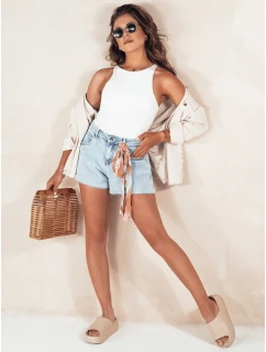 Dámské světle modré džínové šortky SUMRBREEZ FashionStreet SY0353