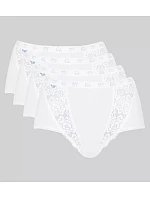 SLOGGI CHIC - Kalhotky maxi 4 ks — měkká bavlna s krajkovými detaily Sloggi