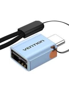 Adaptér USB 3.1 Vention USB-C na USB-A OTG se šňůrkou z hliníkové slitiny