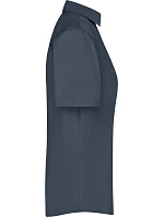 JN Popelínová business halenka s krátkým rukávem 02.0 carbon model 22487583 - Daiber JN Popelínová business halenka s krátkým rukávem 02.0 carbon model 22487583 - Daiber