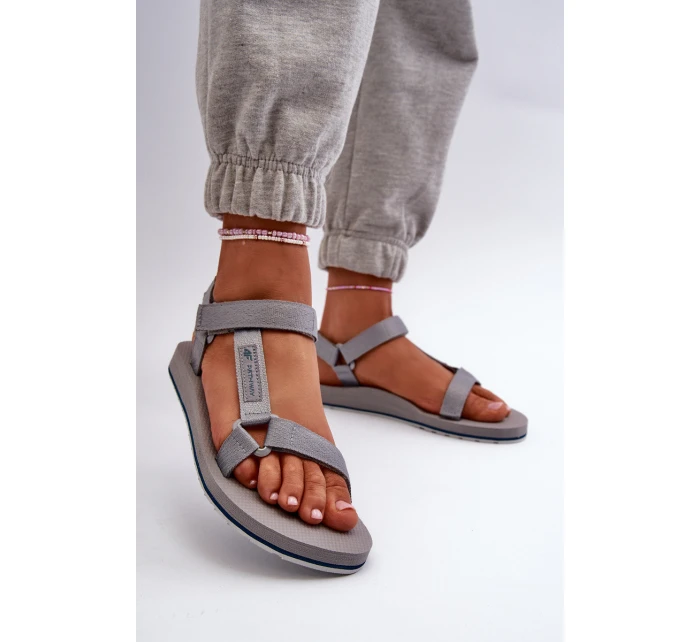 Dámské Sportovní Sandály 4FRSS24FSANF054-20S Šedé Dámské Sportovní Sandály 4FRSS24FSANF054-20S Šedé