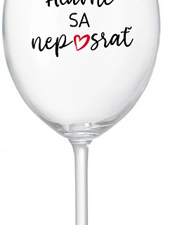 SA  priehľadný pohár na víno 350 ml model 22163903 - Giftela