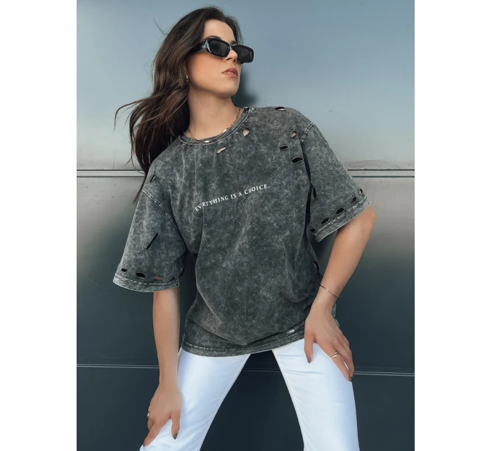 Dámské tričko KHUMBOS graphite FashionStreet RY2631 Dámské tričko KHUMBOS graphite FashionStreet RY2631