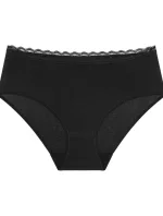 Dámské kalhotky Feel Of Cotton Midi - BLACK - černé 0004 - TRIUMPH