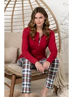 Pyžamo Leveza 1804 Wiesława, délka rukávů M–2XL