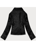 Černá dámská bunda ramoneska (BN-20025-1)