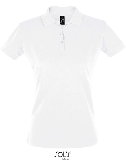 SOL'S Perfect Women Dámské piqué polo 25.1135 white SOL'S Perfect Women Dámské piqué polo 25.1135 white