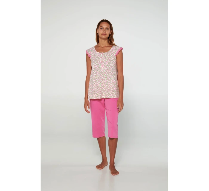 Vamp - Pyžamo s knoflíkovou légou 20251 - Vamp