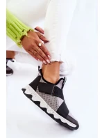 Dámské tenisky Big Star KK274546 Šedo-Černé Dámské tenisky Big Star KK274546 Šedo-Černé