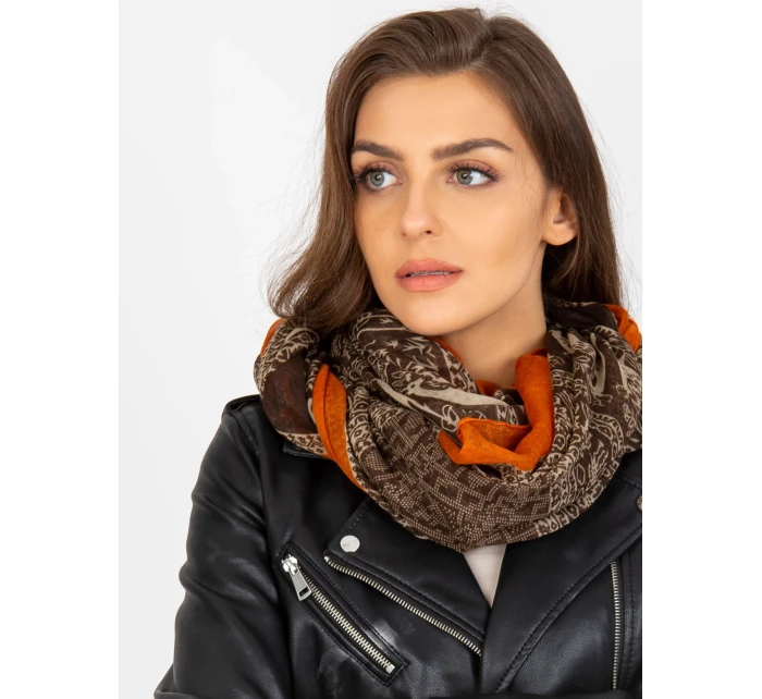 Tunelová šála AT KM 241353.35 hnědá