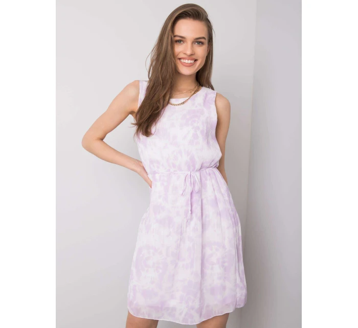 Sukienka model 21228940 jasny fioletowy - FPrice Sukienka model 21228940 jasny fioletowy - FPrice