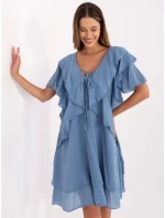 Sukienka MI SK model 21217585 ciemny niebieski - FPrice