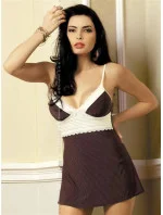 Košilka Choco chemise - Obsessive Košilka Choco chemise - Obsessive