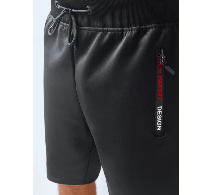 Pánské černé teplákové šortky Dstreet model 21968838 - FashionStreet