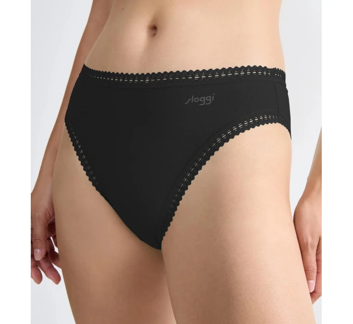 sloggi GO Crush High leg C3P - BLACK - SLOGGI BLACK - SLOGGI sloggi GO Crush High leg C3P - BLACK - SLOGGI BLACK - SLOGGI