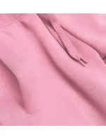 Světle růžové teplákové kalhoty model 17672215 - J.STYLE